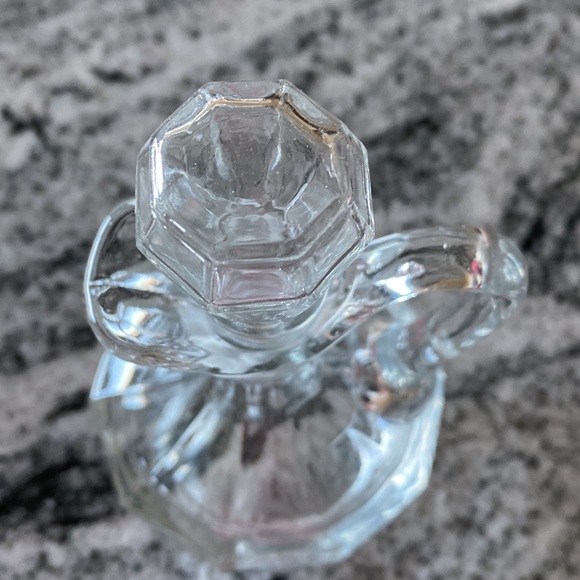 Set Of 2 Vintage Glass Cruets With Stoppers! - Picture 2 of 11